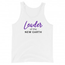 Leader of the New Earth Womens & Mens (Unisex) Tank Top | Warrior Tank | New Earth Leader | Indigo Adult Shirt | Starseeds Tshirt | Lightworker Shirts