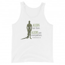 Aliens Are Here, Alien Invasion Tank Top - Women, Men, Unisex, Alien Invasion, Alien Shirt, Starseed Shirts, Indigo, Lightworker, Spiritual Shirts